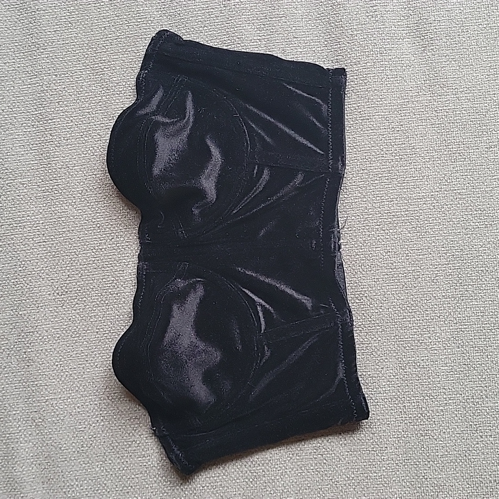 UO Out From Under Velvet Zip Corset with Boning
